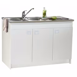 Choisissez le meuble sous-évier Décliq pour gagner du temps lors de la création de votre cuisine. Ce meuble est entièrement a ...