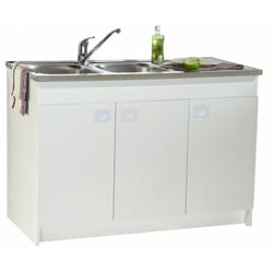 Nova - Sous evier decliq s13n22090 2 portes 90x60 cm