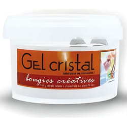 Gel Cristal pour Bougies - DTM - 150g - Transparent - Inclus 2 mèches - Loisirs Créatifs