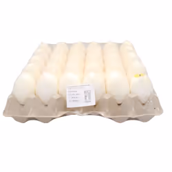 GRAINE CREATIVE Bougie Œuf - Ø45 Mm - 60Mm, Cire, Blanc, Jaune, 1 pièce(s)