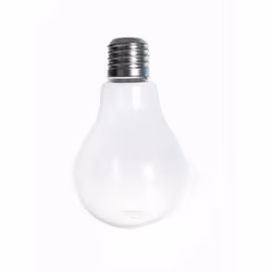 GRAINE CREATIVE Vase Ampoule 12Cm, Blanc, Argent, 1 pièce(s)