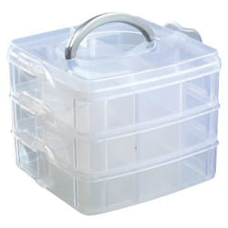 GRAINE CREATIVE 169603 Boîte de rangement Rectangulaire Plastique Transparent