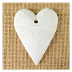 GRAINE CREATIVE 1 Plâtre Cœur Dentelle