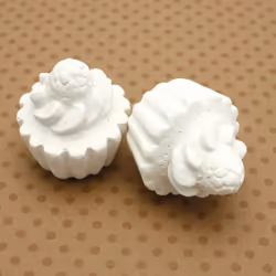 GRAINE CREATIVE 1 Plâtre Cupcake Framboise, Plâtre, Blanc, 1 pièce(s)
