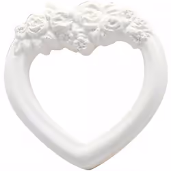 GRAINE CREATIVE Mini Cadre Cœur, Blanc, 1 pièce(s)