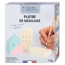 GRAINE CREATIVE 170910, Gris, Bois, Finition mate, 1 kg
