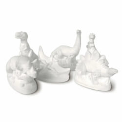 GRAINE CREATIVE Lot 6 Moules Platre Dino