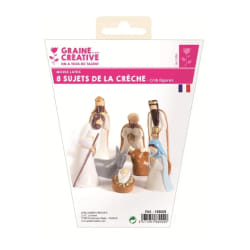 Graines Créatives Moules à plâtre Santons de Noël