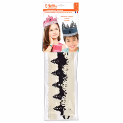 GRAINE CREATIVE Lot De 6 Couronnes Papier Cartonné À Décorer