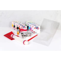 GRAINE CREATIVE Boite Initiation 12 Pains Fimo + Accessoires