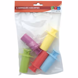 GRAINE CREATIVE Assortiments Sachet De 5 Seringues, 3 an(s), Plastique, Multicolore, 5 pièce(s)