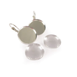 GRAINE CREATIVE Boucles D'Oreille 19Mm + Cabachons