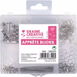 Coffret daccessoires création Bijoux Coloris Argent