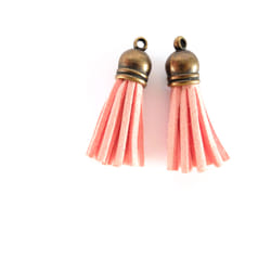 GRAINE CREATIVE 2 Tassels Finition Bronze Saumon