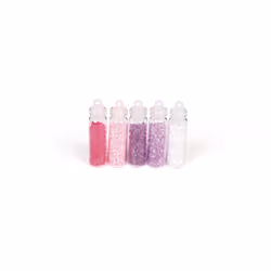 GRAINE CREATIVE Flacons Mini Diamants Romantiques 5X20G, 8 an(s), Multicolore, 5 pièce(s)