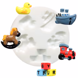 GRAINE CREATIVE Mini Moule Silicone Jouets Ø 70Mm
