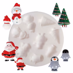 GRAINE CREATIVE Mini Moule Silicone Noel Ø 70 Mm, Garçon/Fille, Chine, 90 mm, 10 mm, 130 mm, 38 g