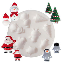 GRAINE CREATIVE Mini Moule Silicone Noel Ø 70 Mm