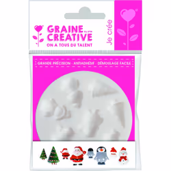 GRAINE CREATIVE Mini Moule Silicone Noel Ø 70 Mm