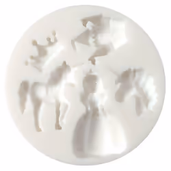 Graines Créatives Mini Moule Silicone Licorne & Princesse