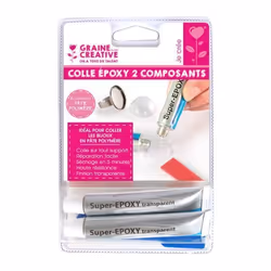 GRAINE CREATIVE Colle Epoxy 2 Composants, Multicolore, 2 pièce(s)