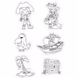 Graines Creatives Feuille magnetique pirate