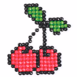 GRAINE CREATIVE Kit Diamond Mosaic Sticker - Cerise, Rouge, 6 an(s), 10 an(s), Garçon/Fille, Plastique, Chine