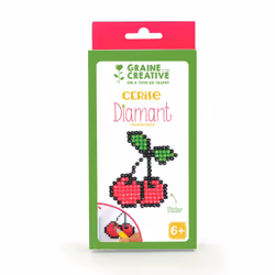 GRAINE CREATIVE Kit Diamond Mosaic Sticker - Cerise
