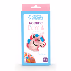 GRAINE CREATIVE Kit Diamond Sticker Licorne