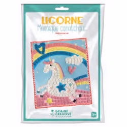 GRAINE CREATIVE 750605, Garçon/Fille, Licorne, Multicolore, 190 mm, 275 mm, 5 mm