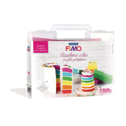 GRAINE CREATIVE Mallette Rainbow Cake Fimo