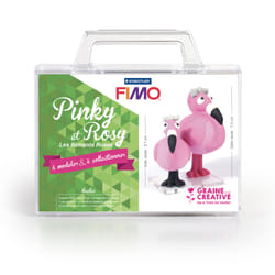 GRAINE CREATIVE Kit Figurine Fimo « Pinky Et Rosy»