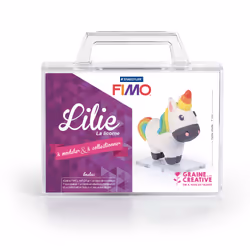 GRAINE CREATIVE Kit Figurine Fimo Lillie La Licorne, 1,2 an(s), Garçon/Fille, France, 140 mm, 35 mm, 125 mm