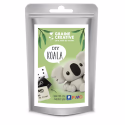 GRAINE CREATIVE Sachet Fimo 2X25G - Koala