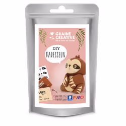 GRAINE CREATIVE Sachet Fimo 2X25G - Paresseux