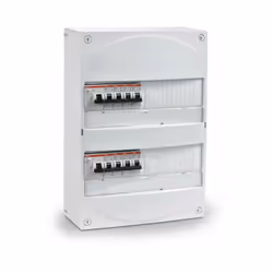 Caractéristiques du coffret électrique prééquipé 2 rangées, 26 modules Mistral65 - ABB : Modèle : coffret électrique prééquip ...