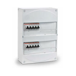 ABB - Coffret électrique prééquipé 2 rangées 26 modules - disjoncteurs 10A à 32A