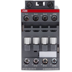 ABB - Contacteur série AF09, 3 pôles , 3NO, 25 a, 24 v (c.a./c.c.), 4 kW ( Prix pour 1 )