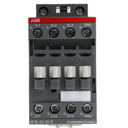 ABB - Contacteur série AF16, 3 pôles , 3NO, 30 a, 24 v (c.a./c.c.), 7,5 kW ( Prix pour 1 )