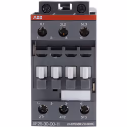 Tension de bobine = 24 V (c.a./c.c.) Nombre de pôles = 3 Courant de contact = 45 A Gamme de puissance = 11 kW Configuration d ...