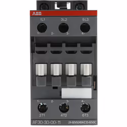 Tension de bobine = 24 V (c.a./c.c.) Nombre de pôles = 3 Courant de contact = 50 A Gamme de puissance = 15 kW Configuration d ...