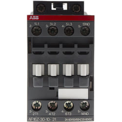 ABB - Contacteur série AF16Z, 3 pôles , 3NO, 10,5 a, 60 v c.c., 7,5 kW ( Prix pour 1 )