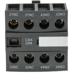 ABB - Contact auxiliaire 4 contacts 2 nf + 2 no à vis CA4 ( Prix pour 1 )