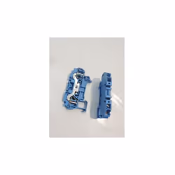 Bloc de jonction bleu pour fil 6mm² pas de 8mm ressort 41A D6/8.N.2L ABB 1SNA290083R2600 Tarif année :2015 ABB1SNA290083R2600