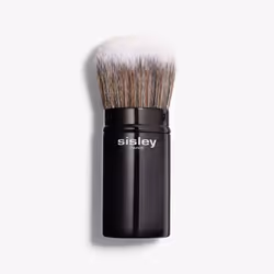 Sisley Kabuki Brush, Pinceau Kabuki, Arrondi, Duveteux, Synthétique, Noir, Femmes