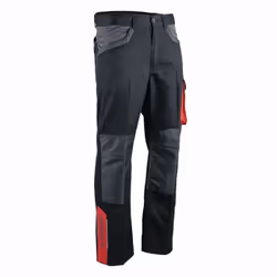 Pantalon FACOM Timing Noir/Gris Taille XL - FXWW1000E-XL