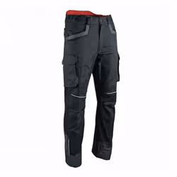 Caractéristiques techniques Pantalon stretch multipoches FACOM RUNNER FXWW1001E : - Ceinture élastiquée côtés, 5 passants don ...