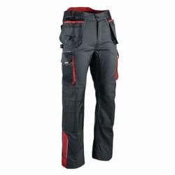 Pantalon stretch Facom Ultimate poches flottantes Noir/Gris/Rouge Taille 40 - FXWW1020E-40
