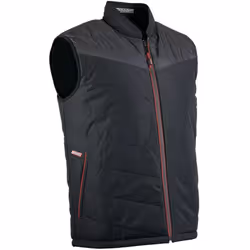 Gilet de travail bodywarmer matelassé réversible FACOM Flag Noir/Rouge Taille S - FXWW5010E-S