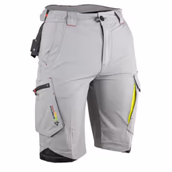 Un short de travail multipoches adapté aux fortes chaleurs, conçu dans un tissu Ripstop résistant, léger et stretch dans les  ...